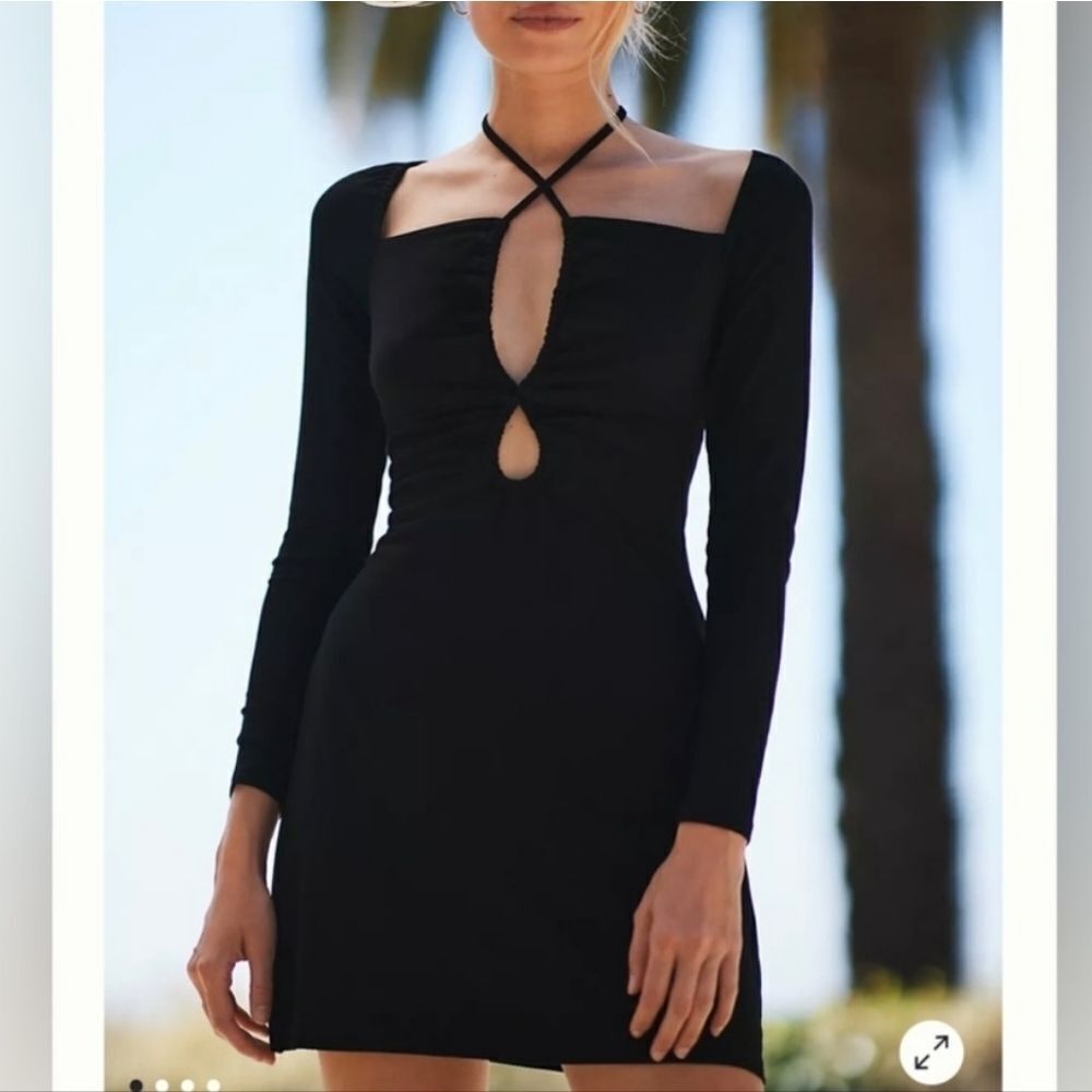 Anthropologie Dolan Black Mini Dress